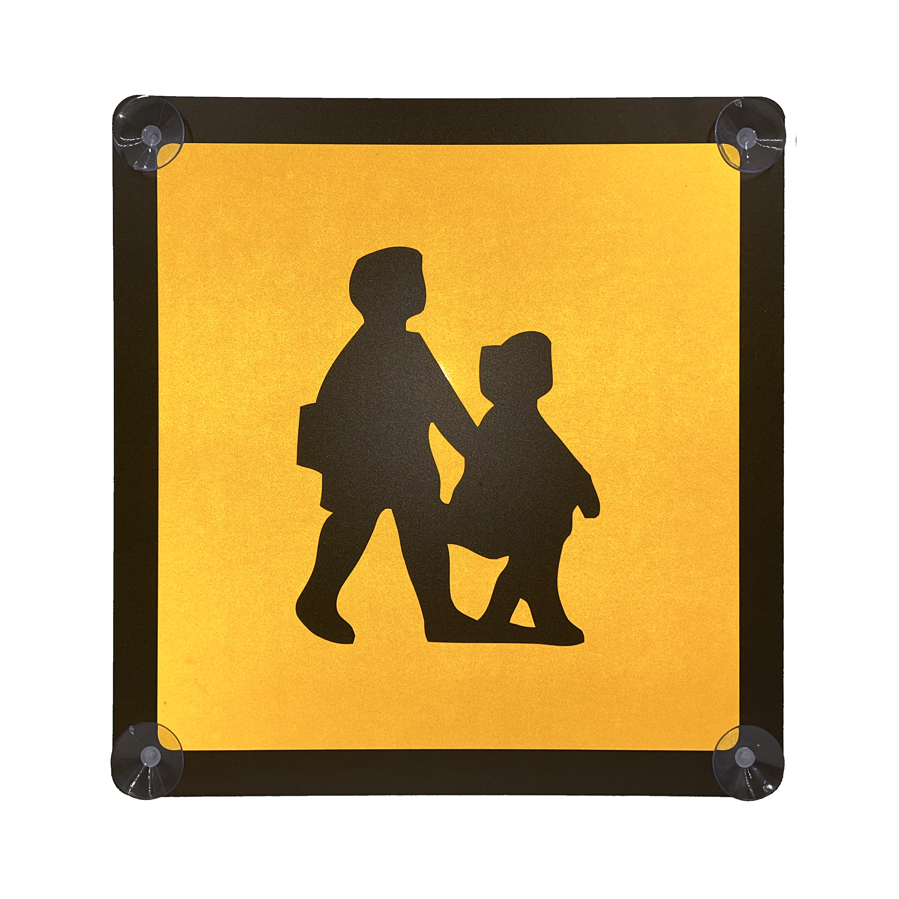 School Bus Signs Rear - 400mm x 400mm Rigid Plastic sign
